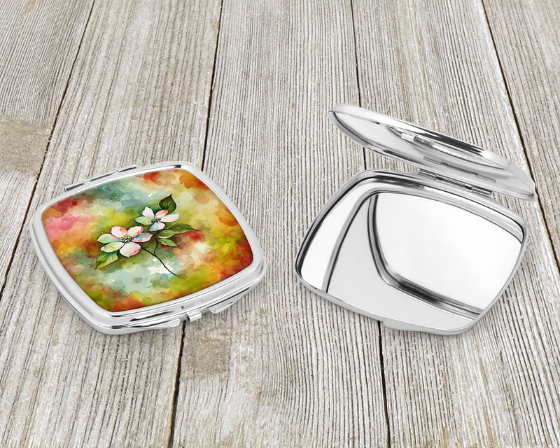 Virginia American Dogwood in Watercolor Compact Mirror