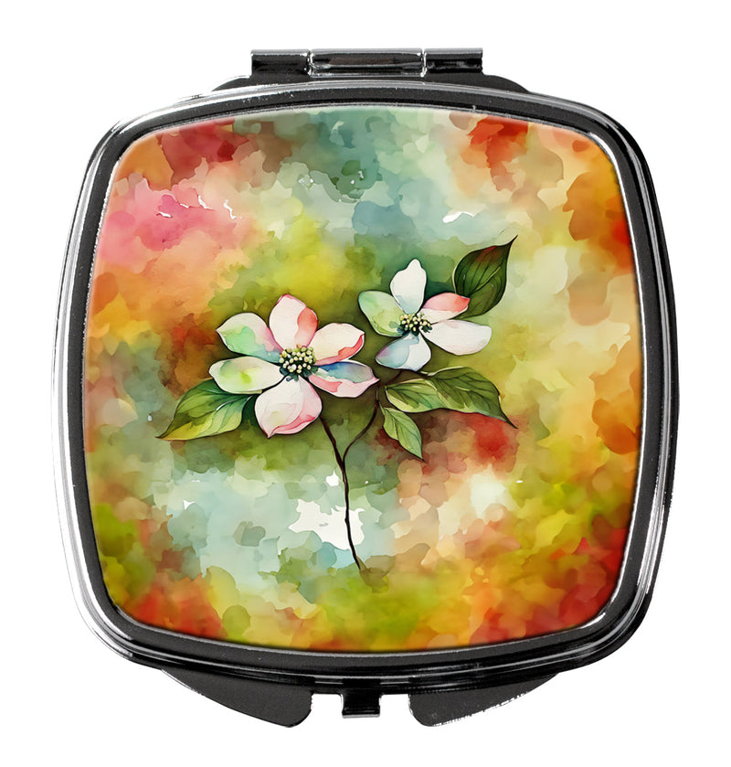 Virginia American Dogwood in Watercolor Compact Mirror