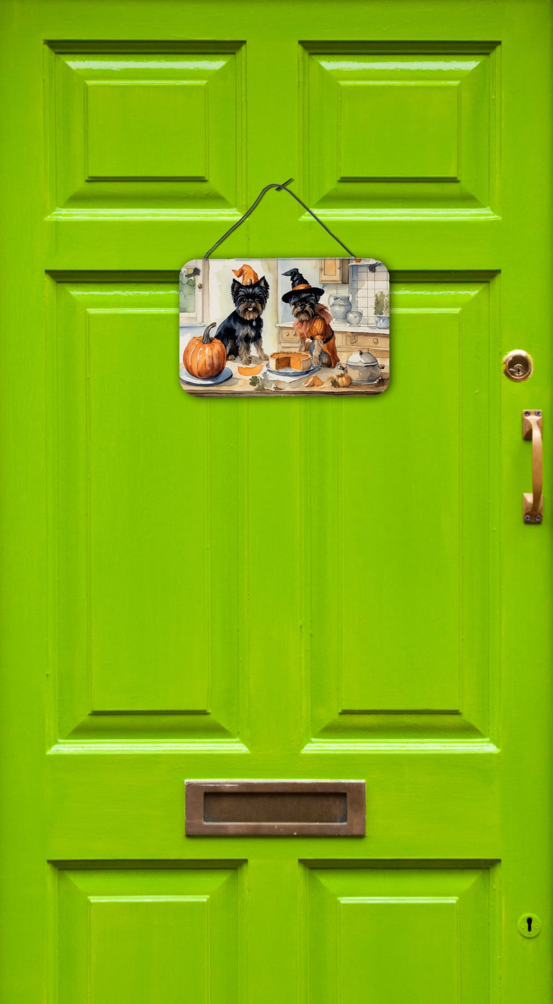 Affenpinscher Fall Kitchen Pumpkins Wall or Door Hanging Prints