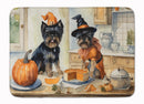 Affenpinscher Fall Kitchen Pumpkins Memory Foam Kitchen Mat