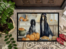 Afghan Hound Fall Kitchen Pumpkins Doormat -  18x27 Decorative Floor Mat – Indoor/Outdoor Rug