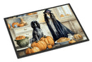 Afghan Hound Fall Kitchen Pumpkins Doormat -  18x27 Decorative Floor Mat – Indoor/Outdoor Rug