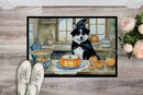 Akita Fall Kitchen Pumpkins Doormat -  18x27 Decorative Floor Mat – Indoor/Outdoor Rug