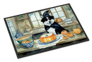 Akita Fall Kitchen Pumpkins Doormat -  18x27 Decorative Floor Mat – Indoor/Outdoor Rug