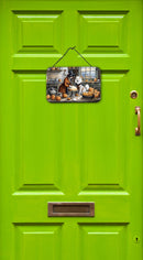 American Eskimo Fall Kitchen Pumpkins Wall or Door Hanging Prints