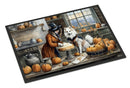 American Eskimo Fall Kitchen Pumpkins Doormat -  18x27 Decorative Floor Mat – Indoor/Outdoor Rug