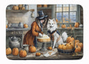 American Eskimo Fall Kitchen Pumpkins Memory Foam Kitchen Mat