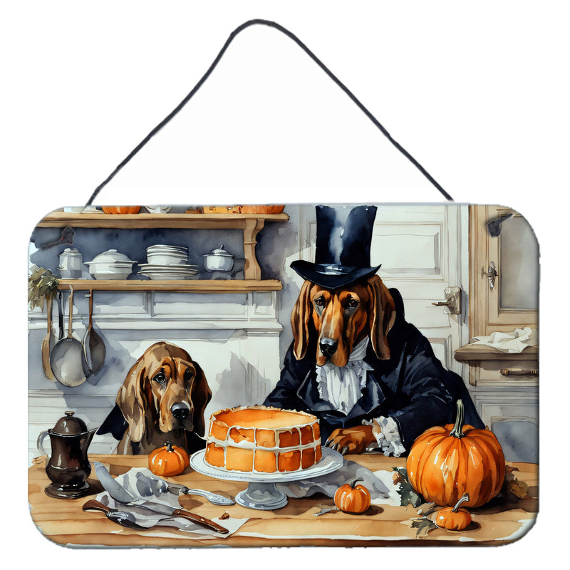 Bloodhound Fall Kitchen Pumpkins Wall or Door Hanging Prints