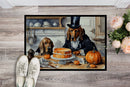 Bloodhound Fall Kitchen Pumpkins Doormat - 24x36 Decorative Floor Mat – Indoor/Outdoor Rug with Artistic Flair