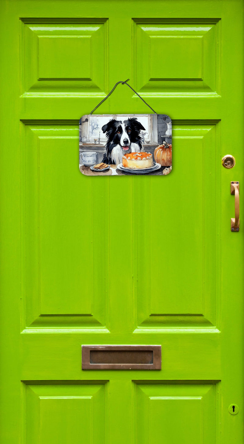 Border Collie Fall Kitchen Pumpkins Wall or Door Hanging Prints