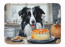Border Collie Fall Kitchen Pumpkins Memory Foam Kitchen Mat