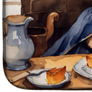 Border Terrier Fall Kitchen Pumpkins Dish Drying Mat