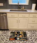 Boston Terrier Fall Kitchen Pumpkins Memory Foam Kitchen Mat