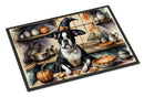 Boston Terrier Fall Kitchen Pumpkins Doormat - 24x36 Decorative Floor Mat – Indoor/Outdoor Rug with Artistic Flair