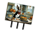 Boston Terrier Fall Kitchen Pumpkins Leash or Key Holder