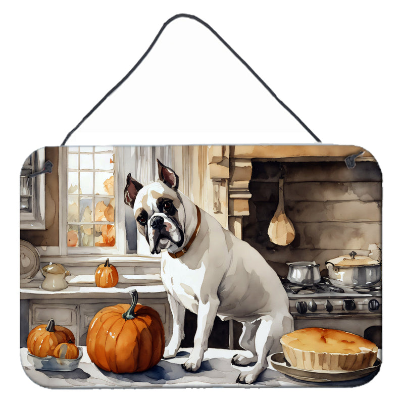 Boxer Fall Kitchen Pumpkins Wall or Door Hanging Prints