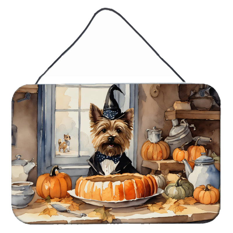 Cairn Terrier Fall Kitchen Pumpkins Wall or Door Hanging Prints