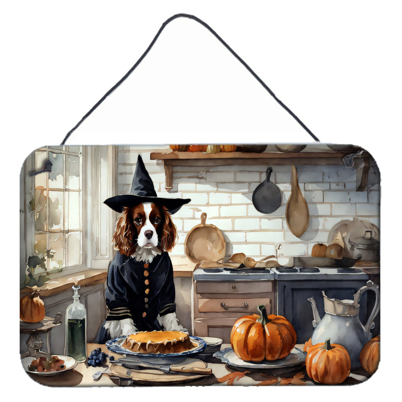 Cavalier Spaniel Fall Kitchen Pumpkins Wall or Door Hanging Prints