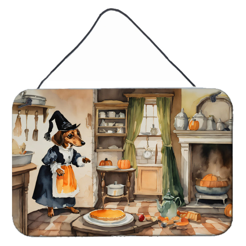 Dachshund Fall Kitchen Pumpkins Wall or Door Hanging Prints