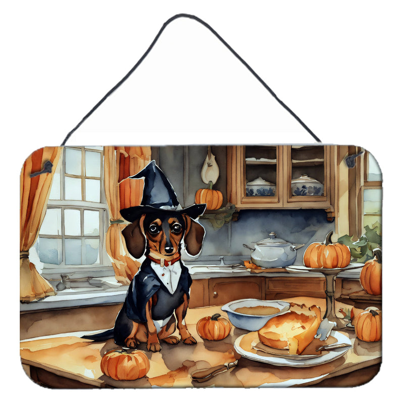 Dachshund Fall Kitchen Pumpkins Wall or Door Hanging Prints