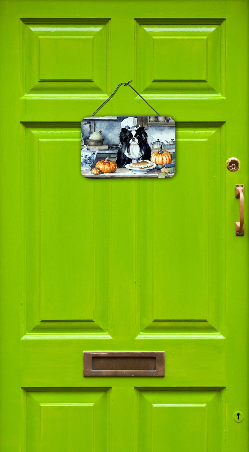 Japanese Chin Fall Kitchen Pumpkins Wall or Door Hanging Prints