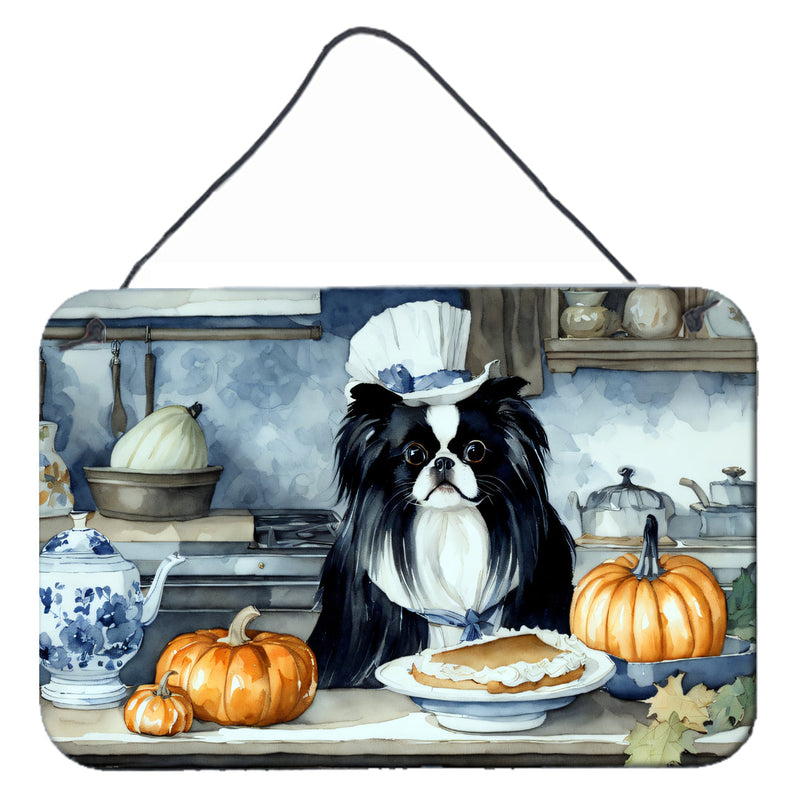 Japanese Chin Fall Kitchen Pumpkins Wall or Door Hanging Prints