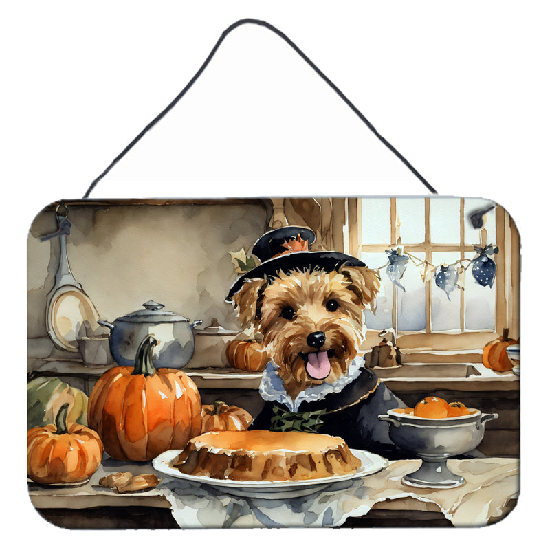 Lakeland Terrier Fall Kitchen Pumpkins Wall or Door Hanging Prints