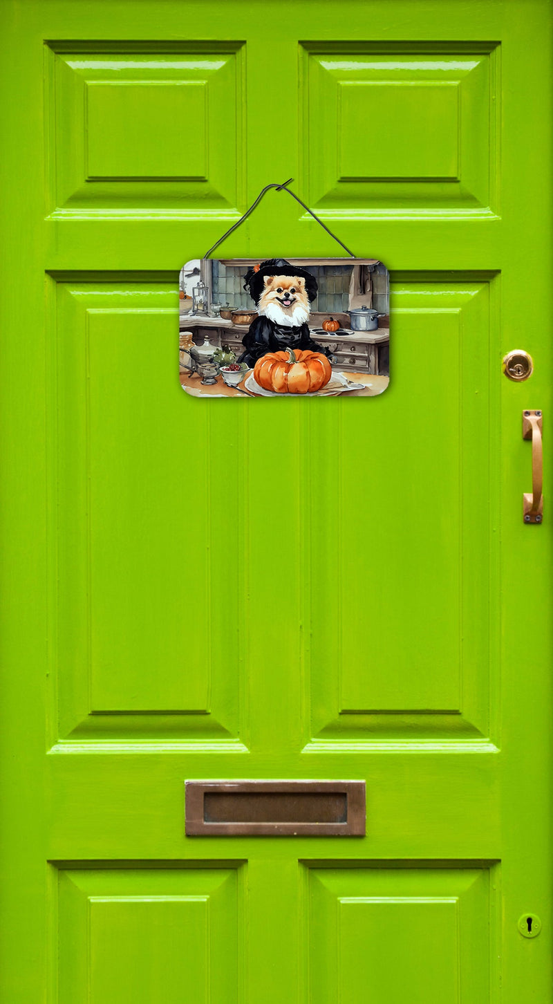 Pomeranian Fall Kitchen Pumpkins Wall or Door Hanging Prints