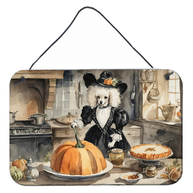 Poodle Fall Kitchen Pumpkins Wall or Door Hanging Prints