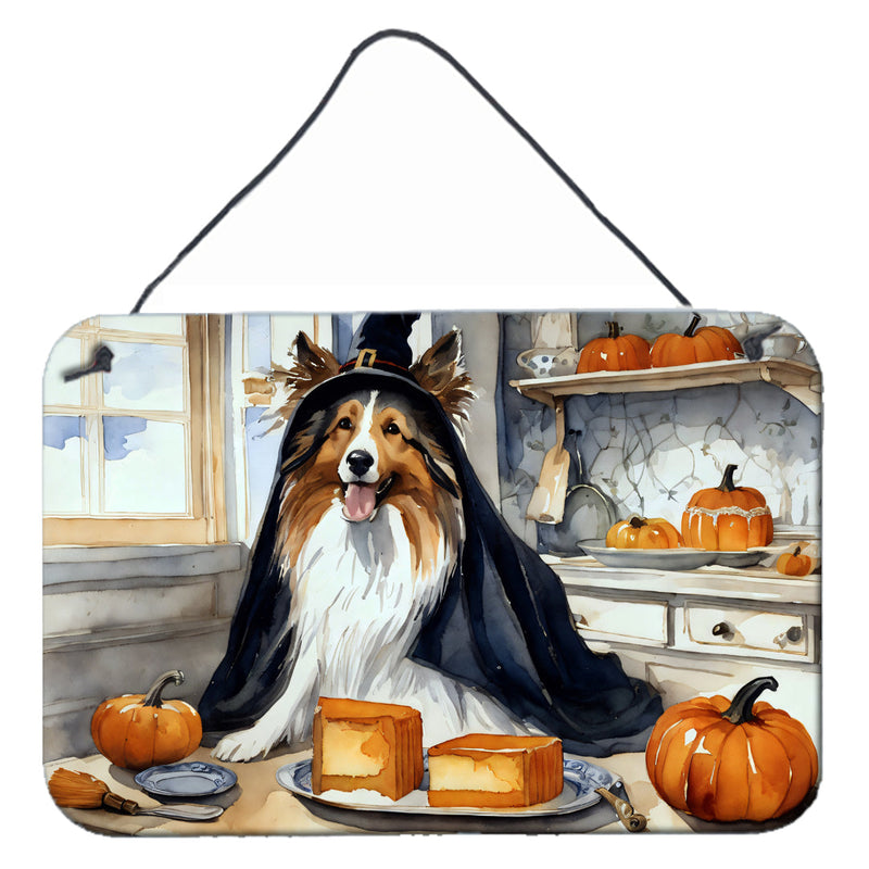 Sheltie Fall Kitchen Pumpkins Wall or Door Hanging Prints