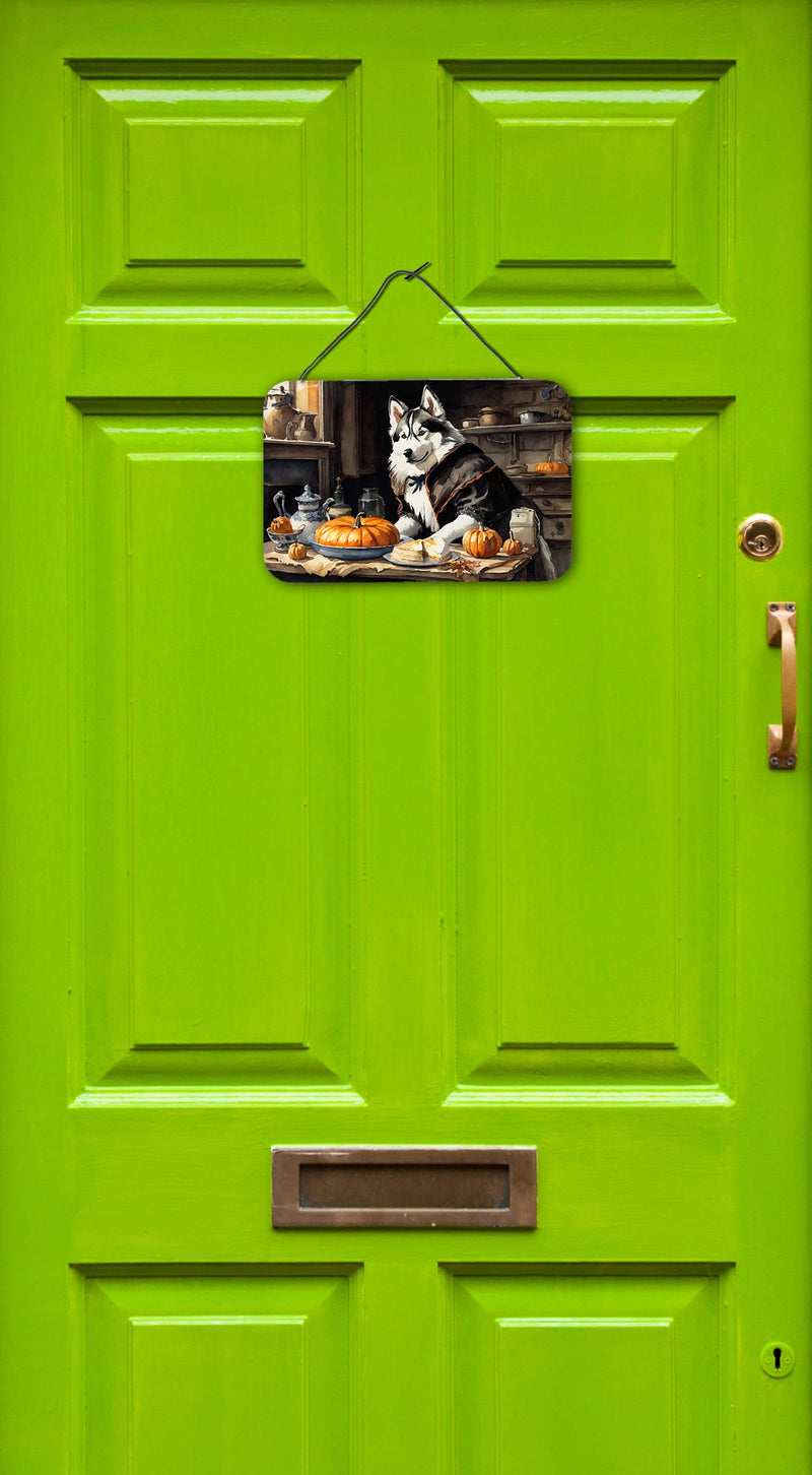 Siberian Husky Fall Kitchen Pumpkins Wall or Door Hanging Prints