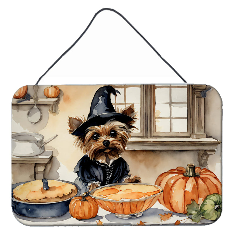 Yorkie Fall Kitchen Pumpkins Wall or Door Hanging Prints