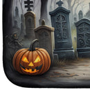 Affenpinscher Spooky Halloween Dish Drying Mat