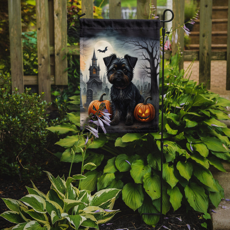 Affenpinscher Spooky Halloween Garden Flag