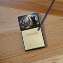 Affenpinscher Spooky Halloween Sticky Note Holder- Refiilable Desk Accessory Note Pad