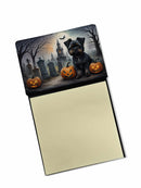 Affenpinscher Spooky Halloween Sticky Note Holder- Refiilable Desk Accessory Note Pad