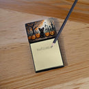 Affenpinscher Spooky Halloween Sticky Note Holder- Refiilable Desk Accessory Note Pad