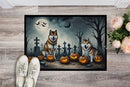 Akita Spooky Halloween Doormat - 24x36 Decorative Floor Mat – Indoor/Outdoor Rug with Artistic Flair