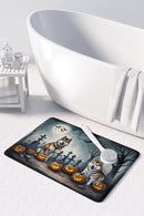 Akita Spooky Halloween Memory Foam Kitchen Mat