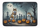 Akita Spooky Halloween Memory Foam Kitchen Mat