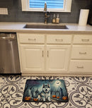 Alaskan Malamute Spooky Halloween Memory Foam Kitchen Mat