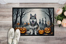 Alaskan Malamute Spooky Halloween Doormat - 24x36 Decorative Floor Mat – Indoor/Outdoor Rug with Artistic Flair