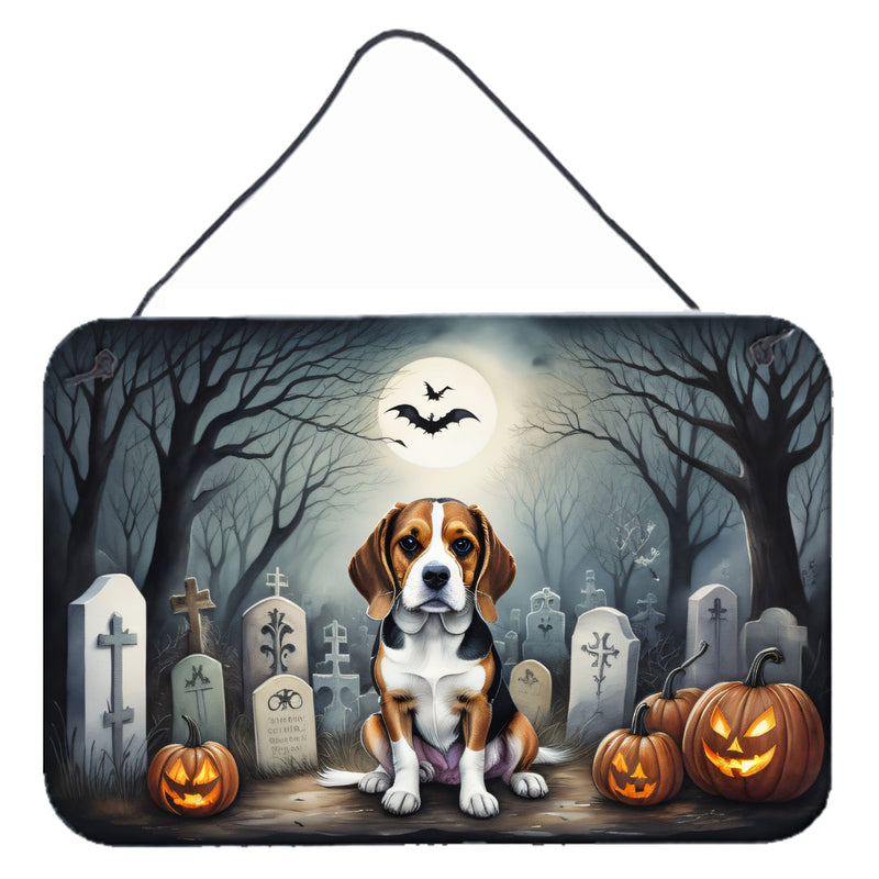 Beagle Spooky Halloween Wall or Door Hanging Prints