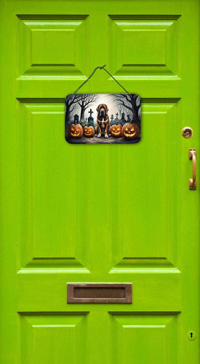 Bloodhound Spooky Halloween Wall or Door Hanging Prints