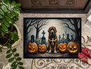 Bloodhound Spooky Halloween Doormat - 24x36 Decorative Floor Mat – Indoor/Outdoor Rug with Artistic Flair