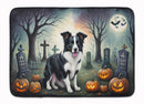 Border Collie Spooky Halloween Memory Foam Kitchen Mat