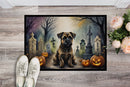 Border Terrier Spooky Halloween Doormat - 24x36 Decorative Floor Mat – Indoor/Outdoor Rug with Artistic Flair
