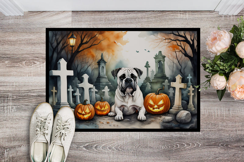 Boxer Spooky Halloween Indoor or Outdoor Mat 24x36