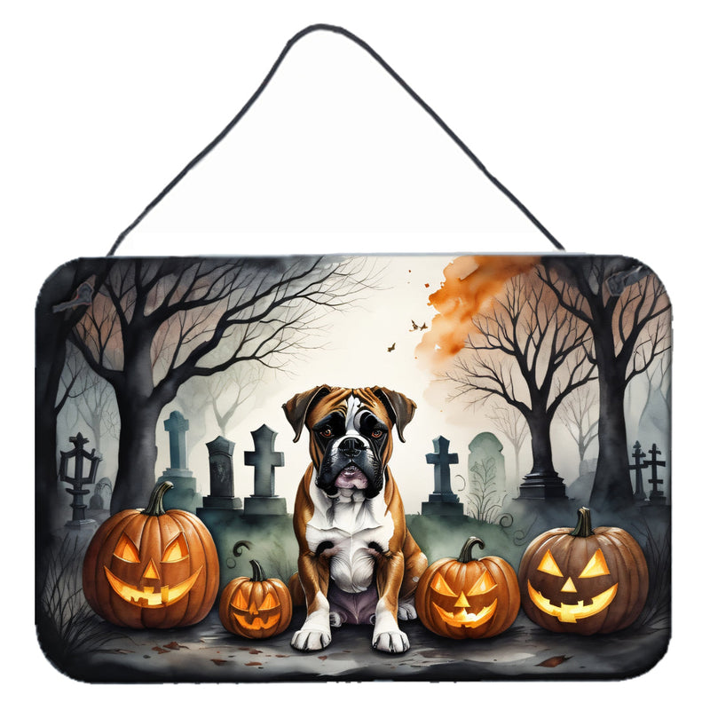 Boxer Spooky Halloween Wall or Door Hanging Prints