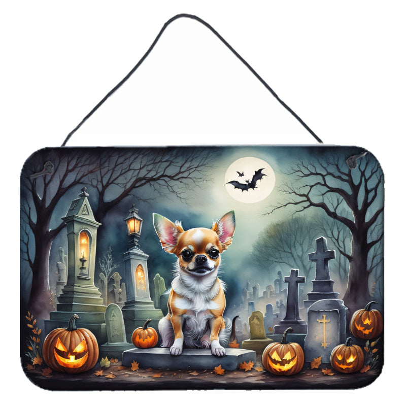 Chihuahua Spooky Halloween Wall or Door Hanging Prints